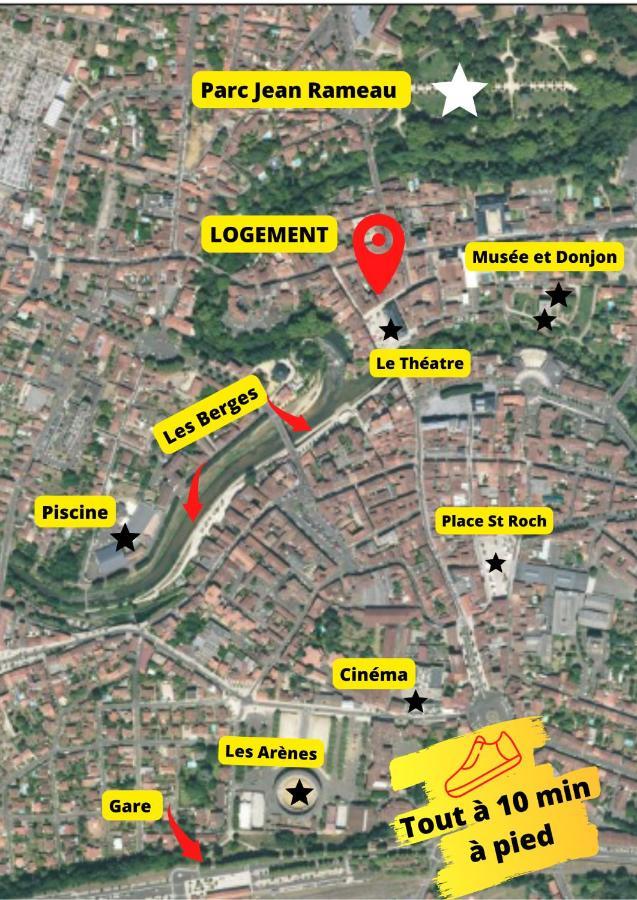 Le Wlerick 4 - Hyper Centre - Au Calme - Wifi Apartment Mont-de-Marsan Exterior photo